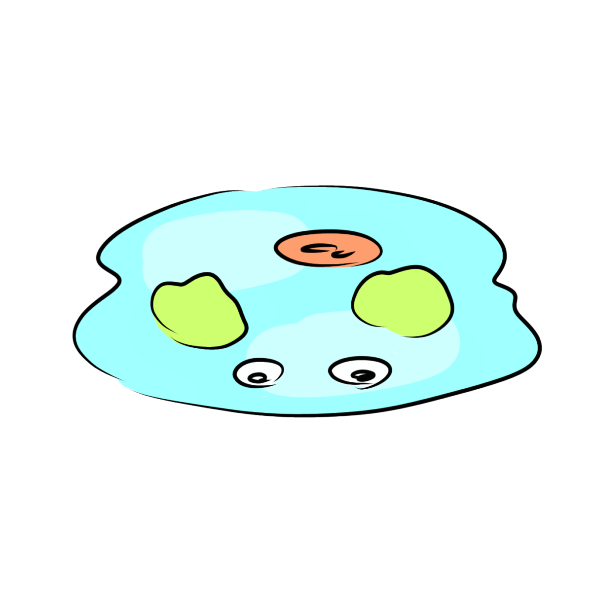 森の湖