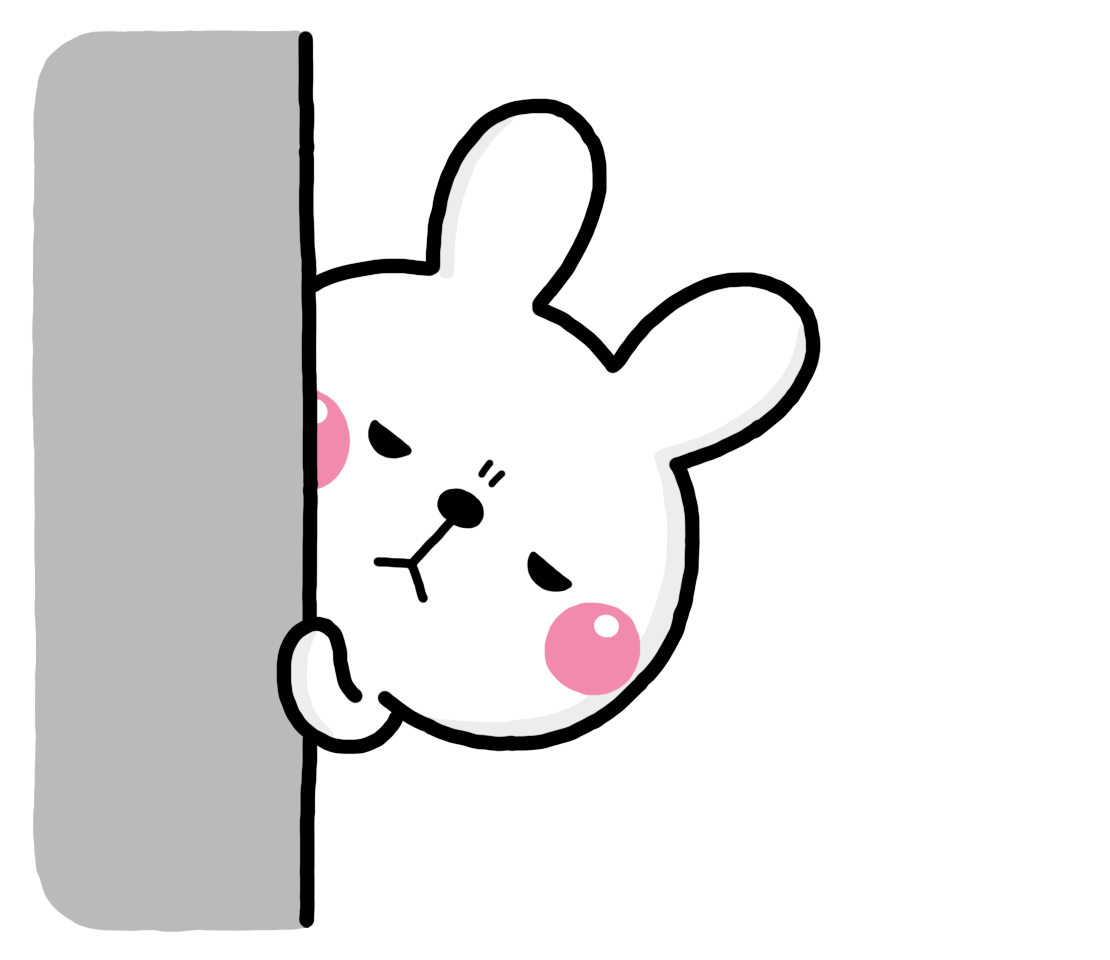 やさぐれうさちゃん