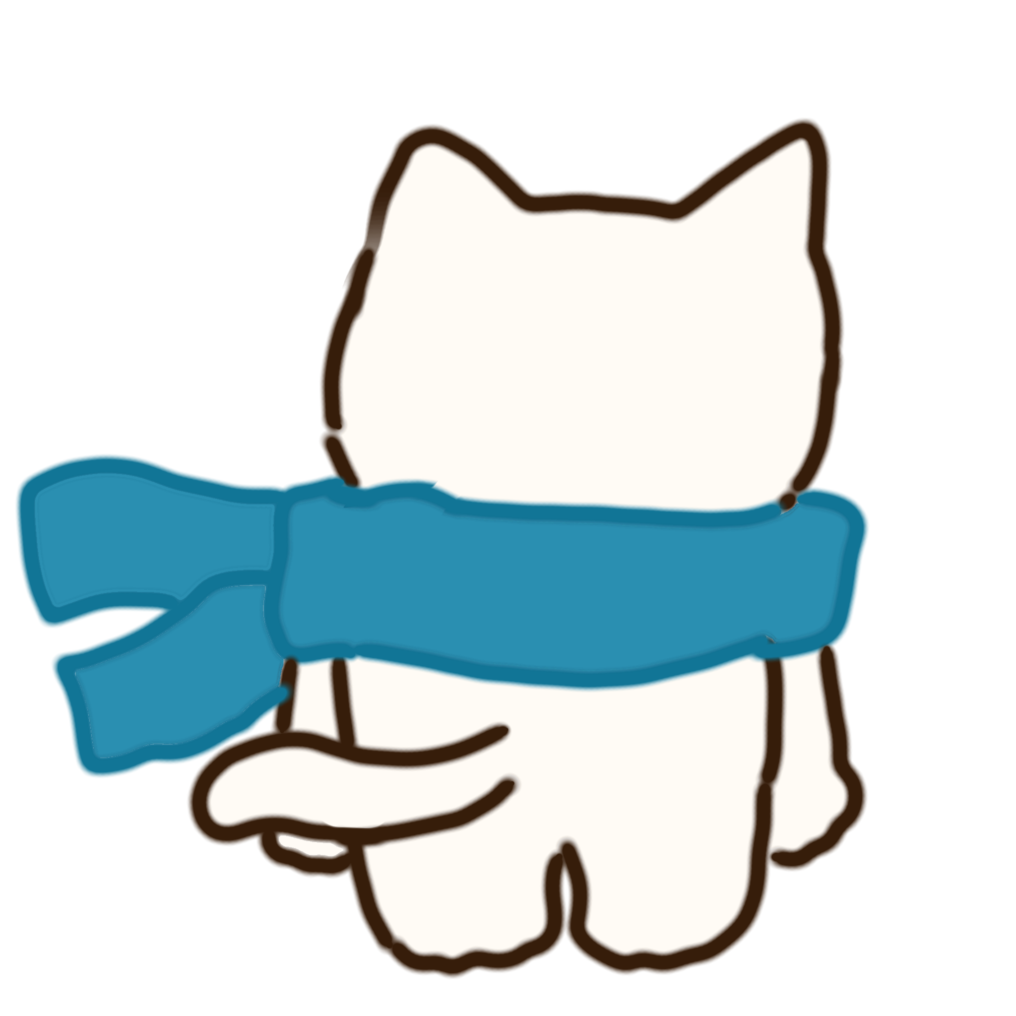 マフラーねこくん