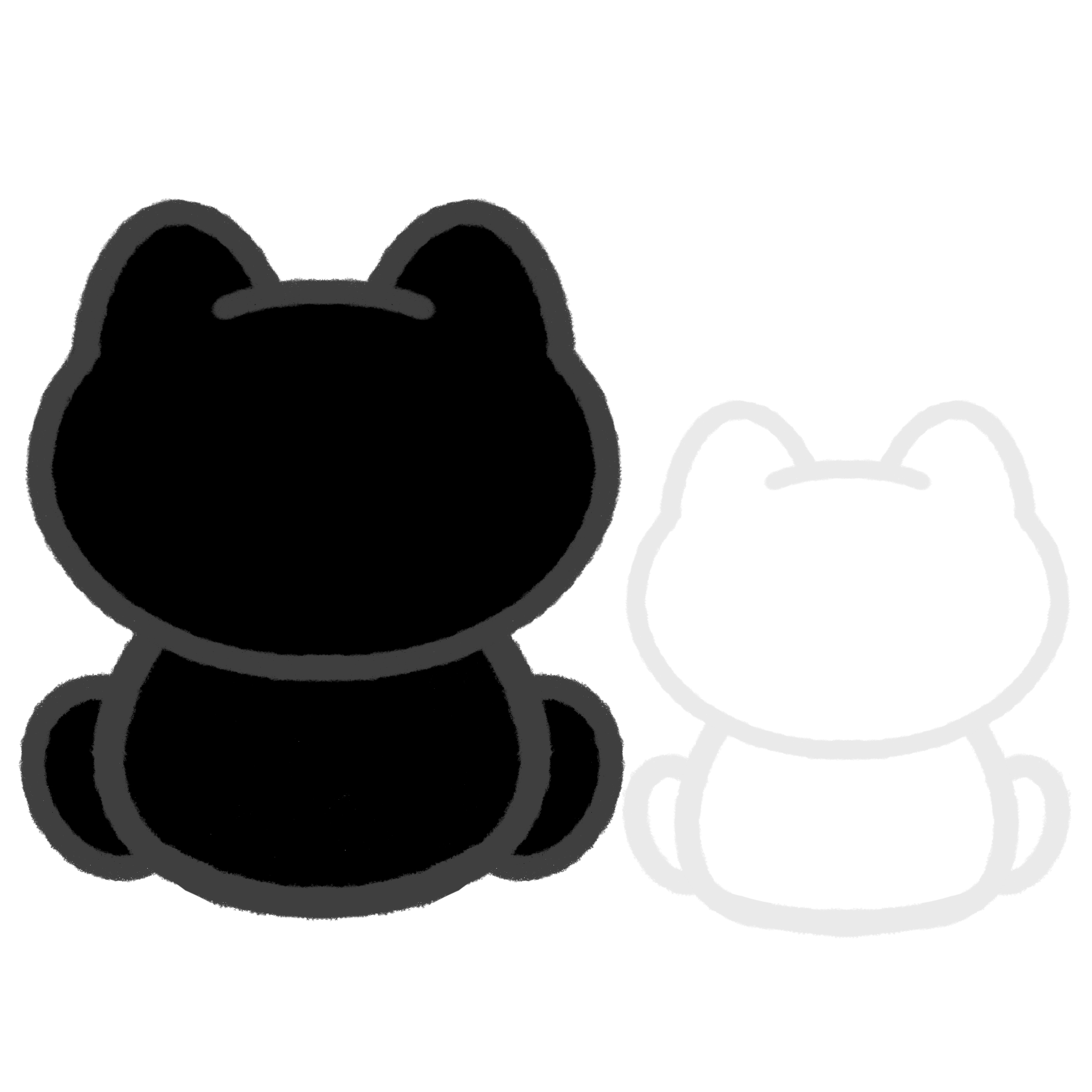 眉間ねこ