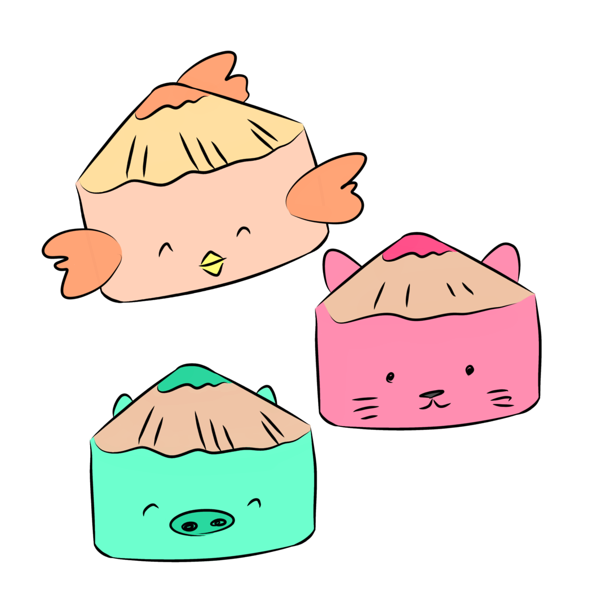 色えんぴつアニマル