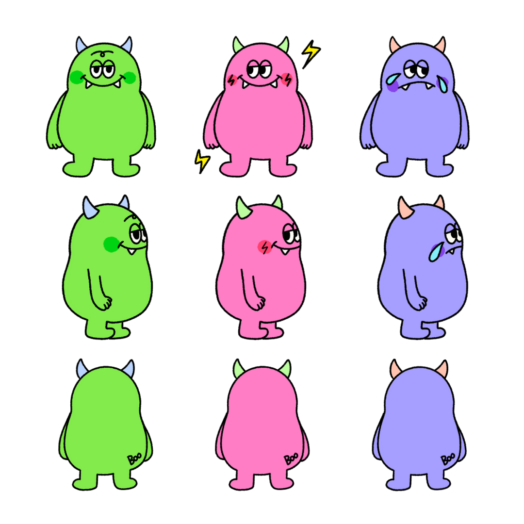 おばけのもりのなかまたち