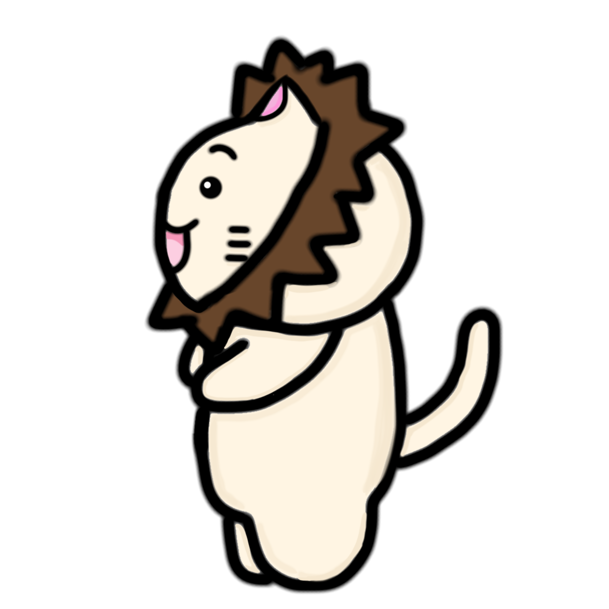 つけタテガミのねこくん