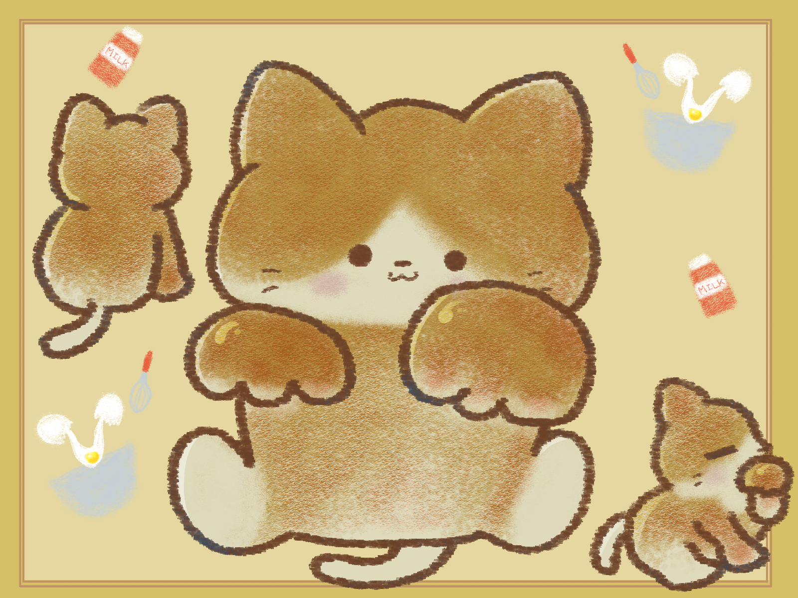 クリームパンにゃん