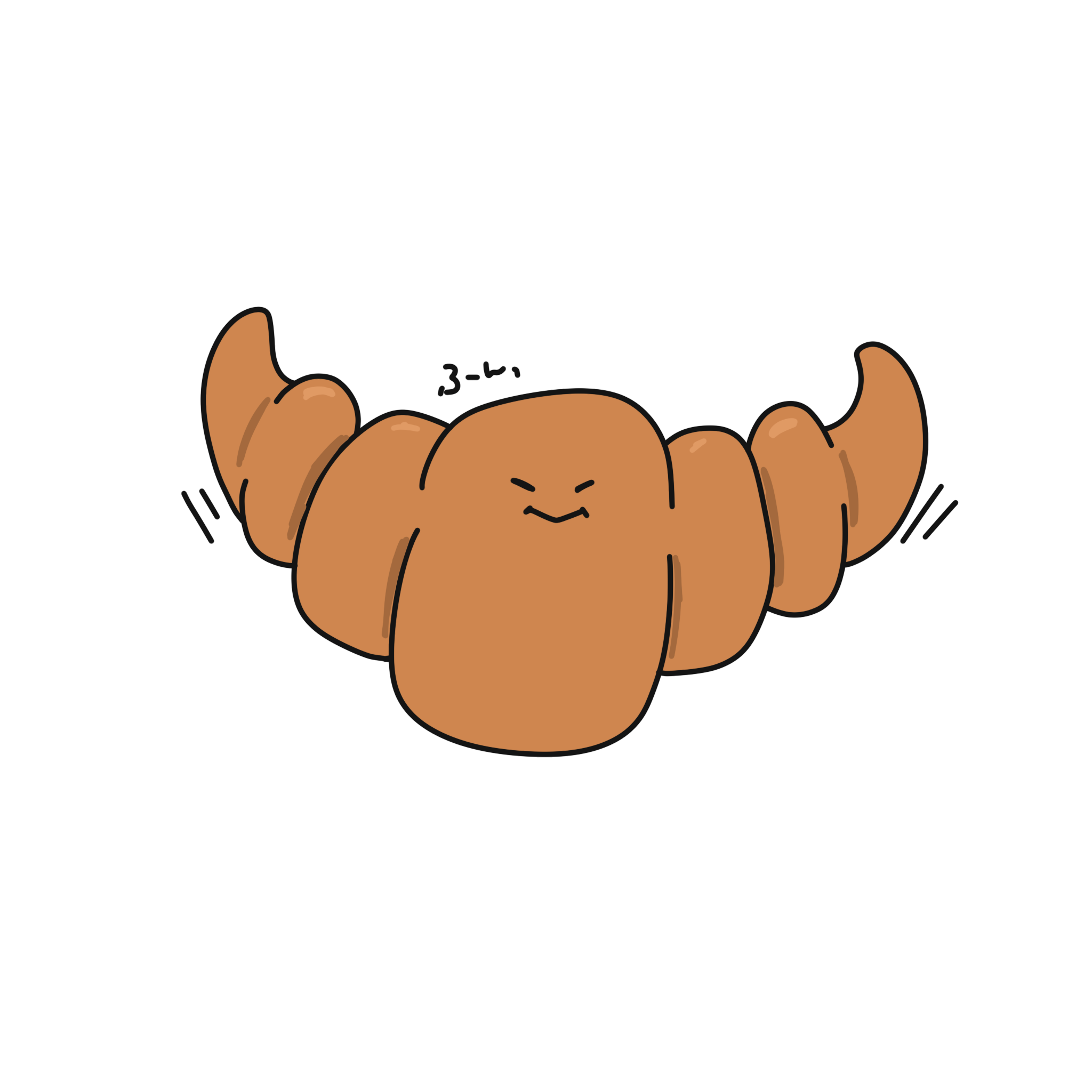ムキムキクロワッさん