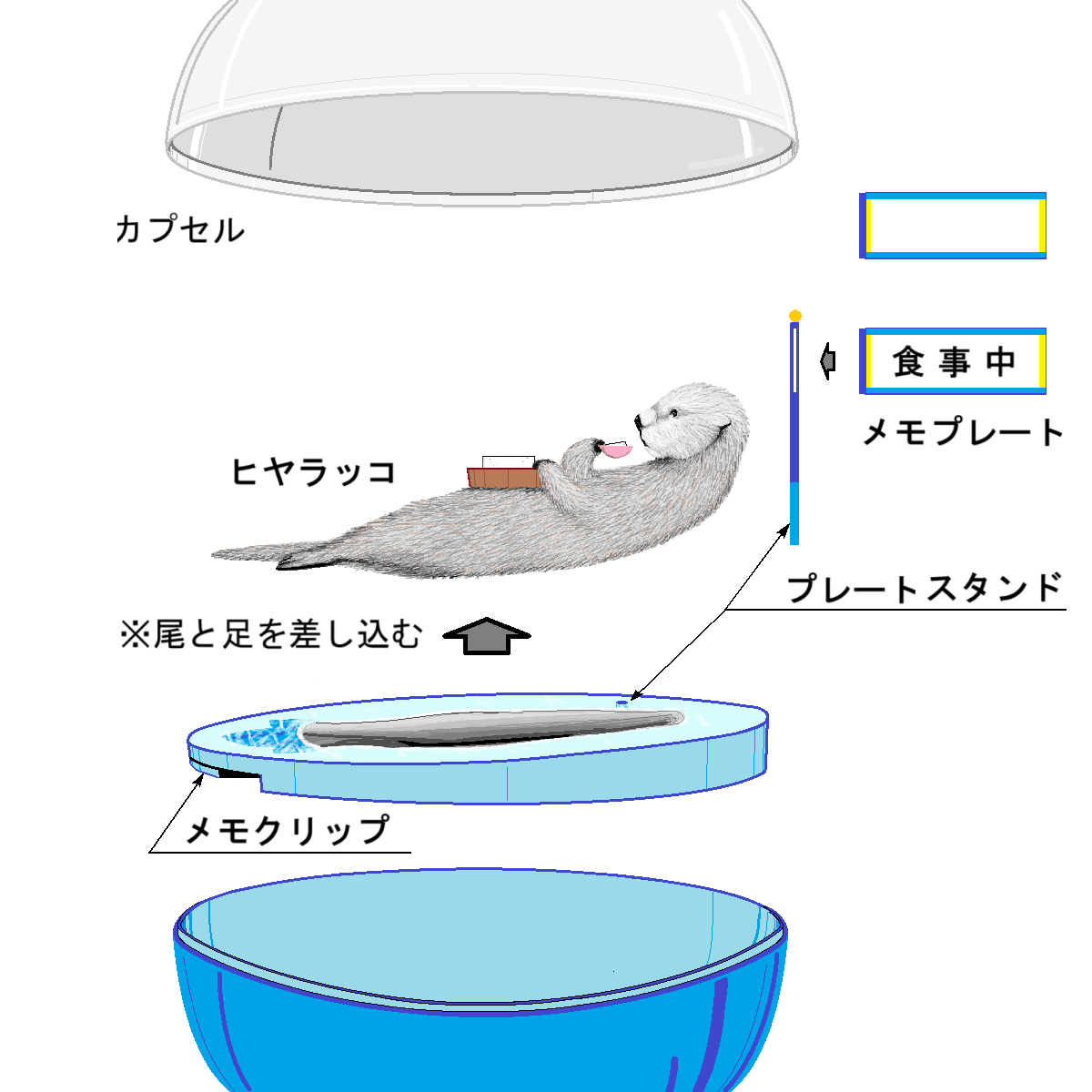 空想動物園のヒヤラッコ