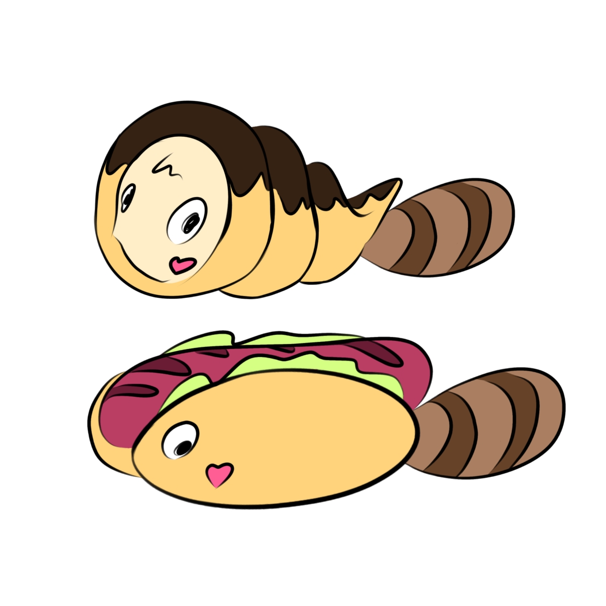 タヌキしっぽパン