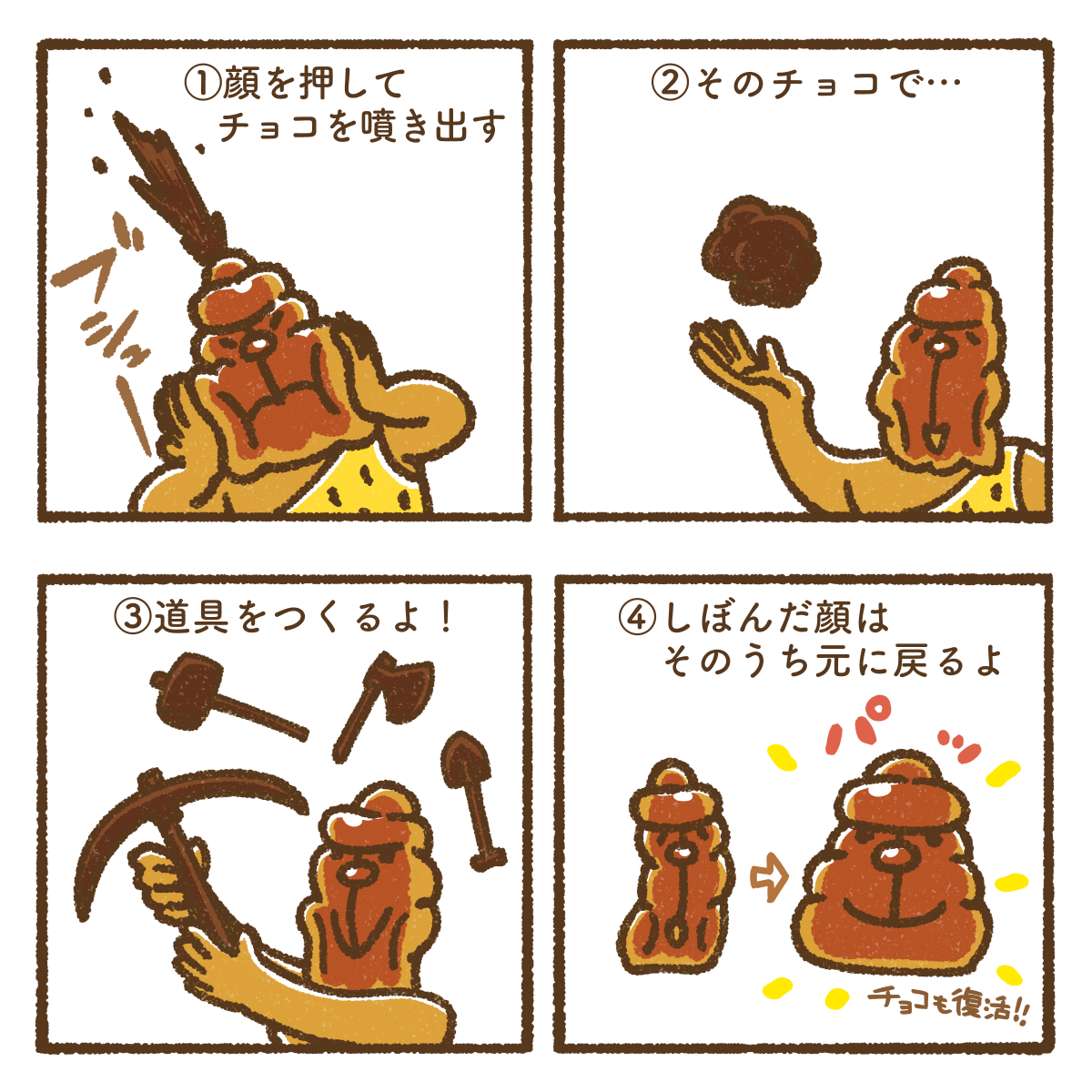 チョココロネアンデルタール人