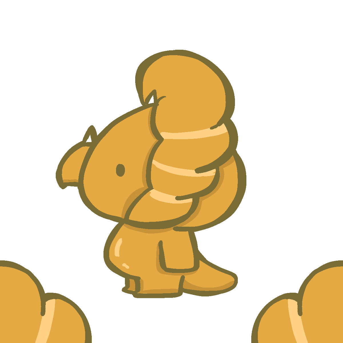 パンが好きなトリケラトプス『ととさん』