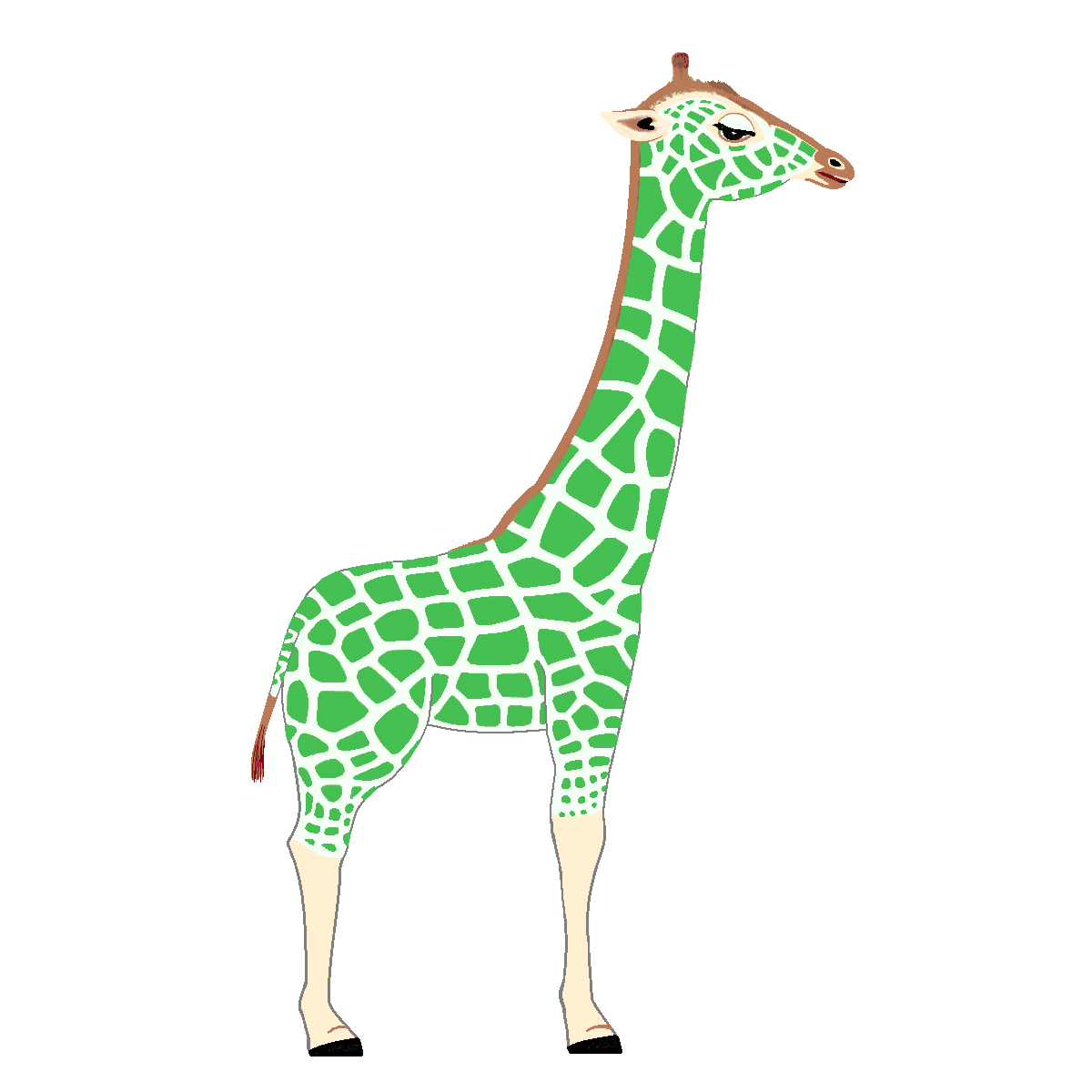 空想動物園のアミメロンキリン