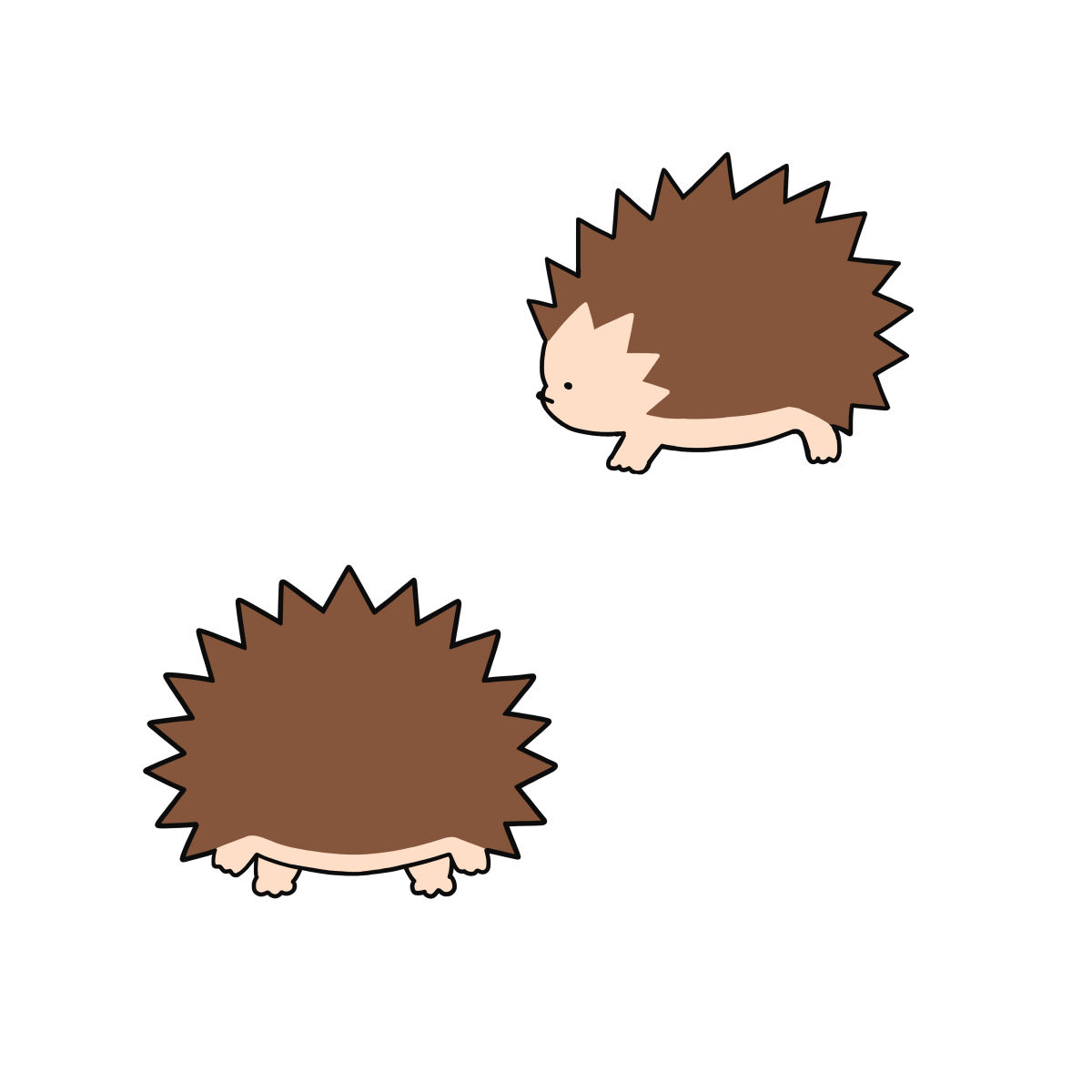 孤軍奮闘ハリネズミ