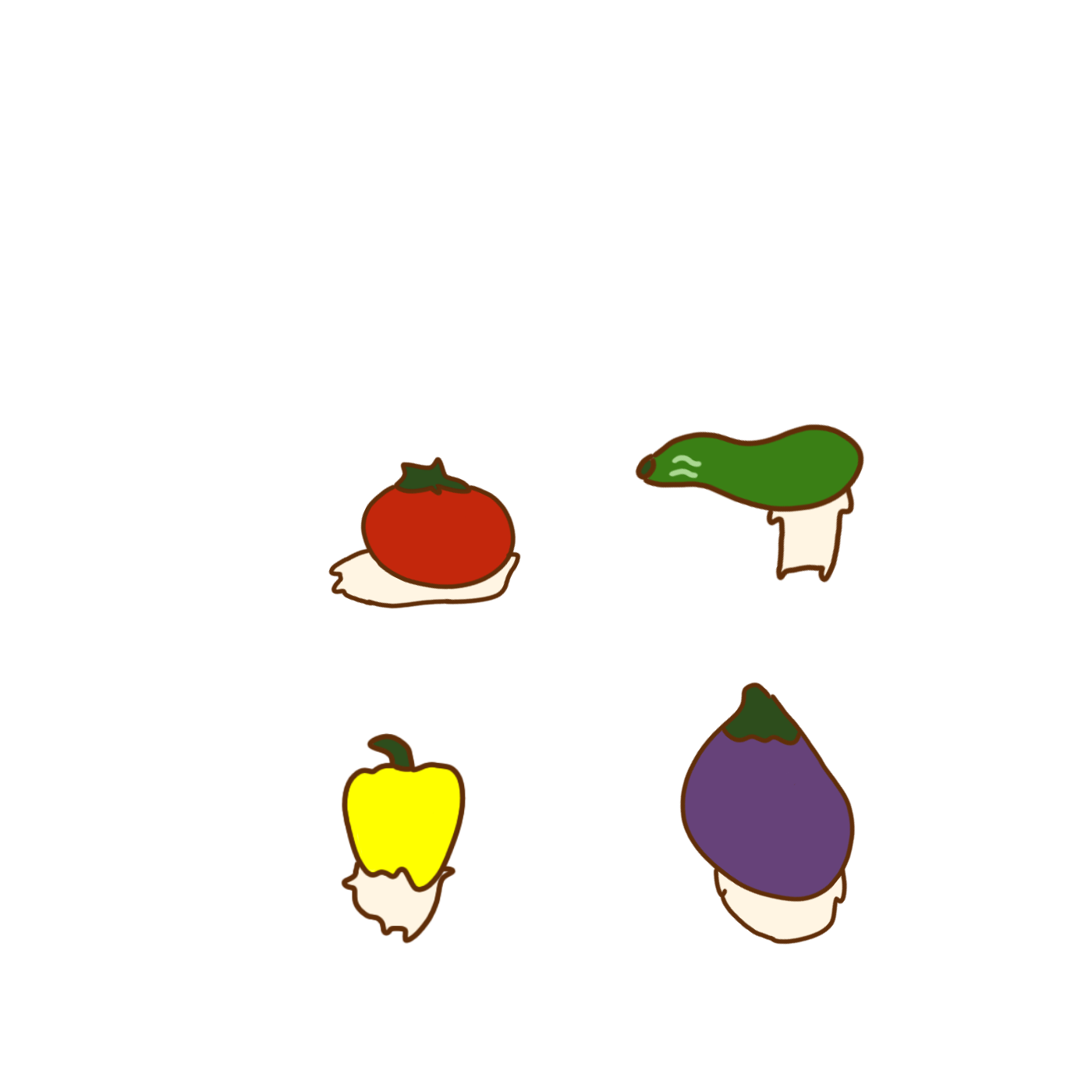 ただの野菜たち