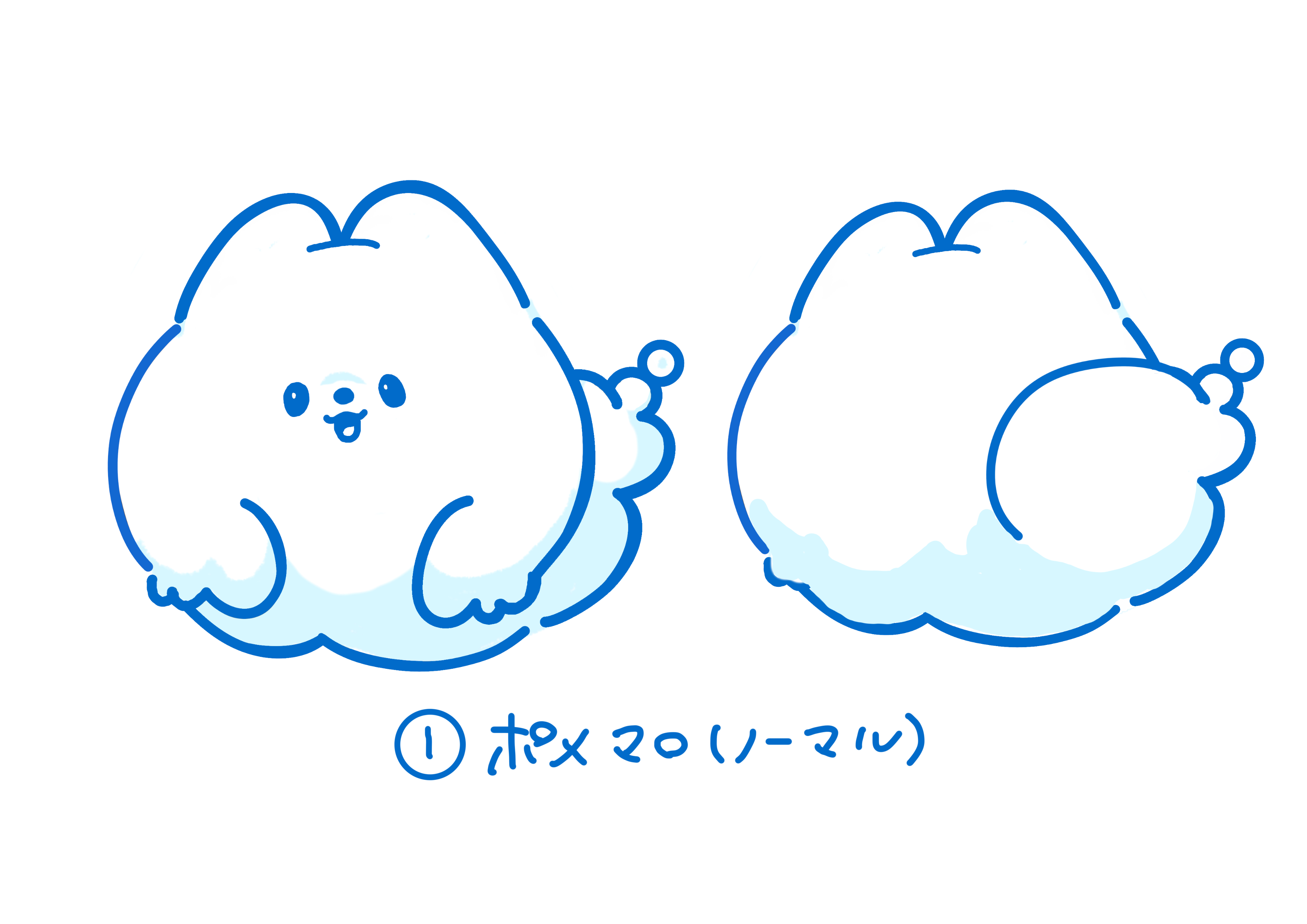 フワフワおばけのポメマロ