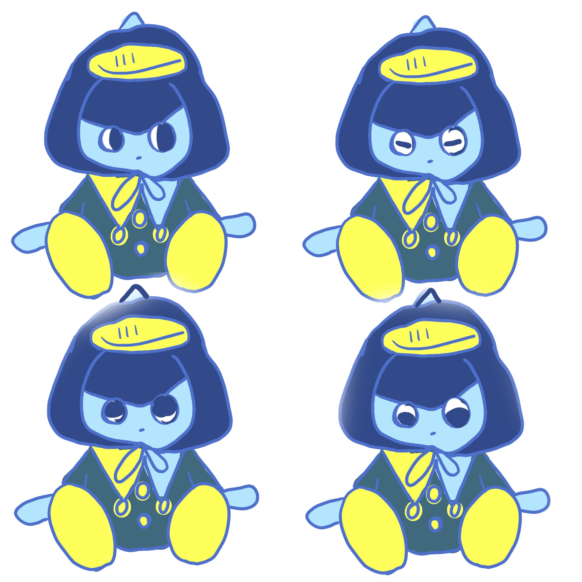 目を合わせてくれないコバンザメちゃん