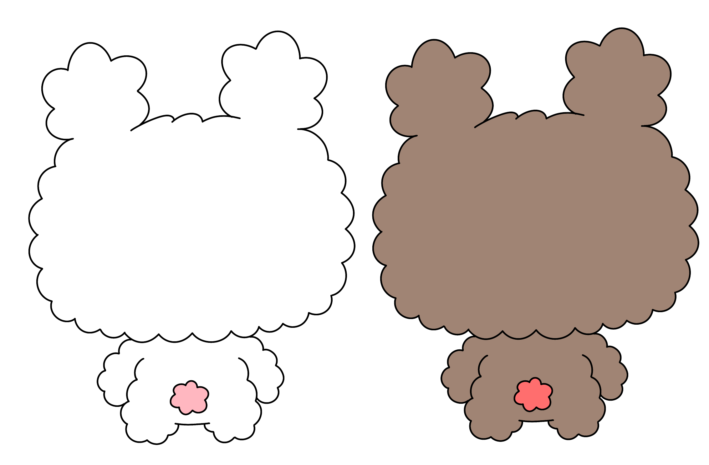 ましろとちゃむ