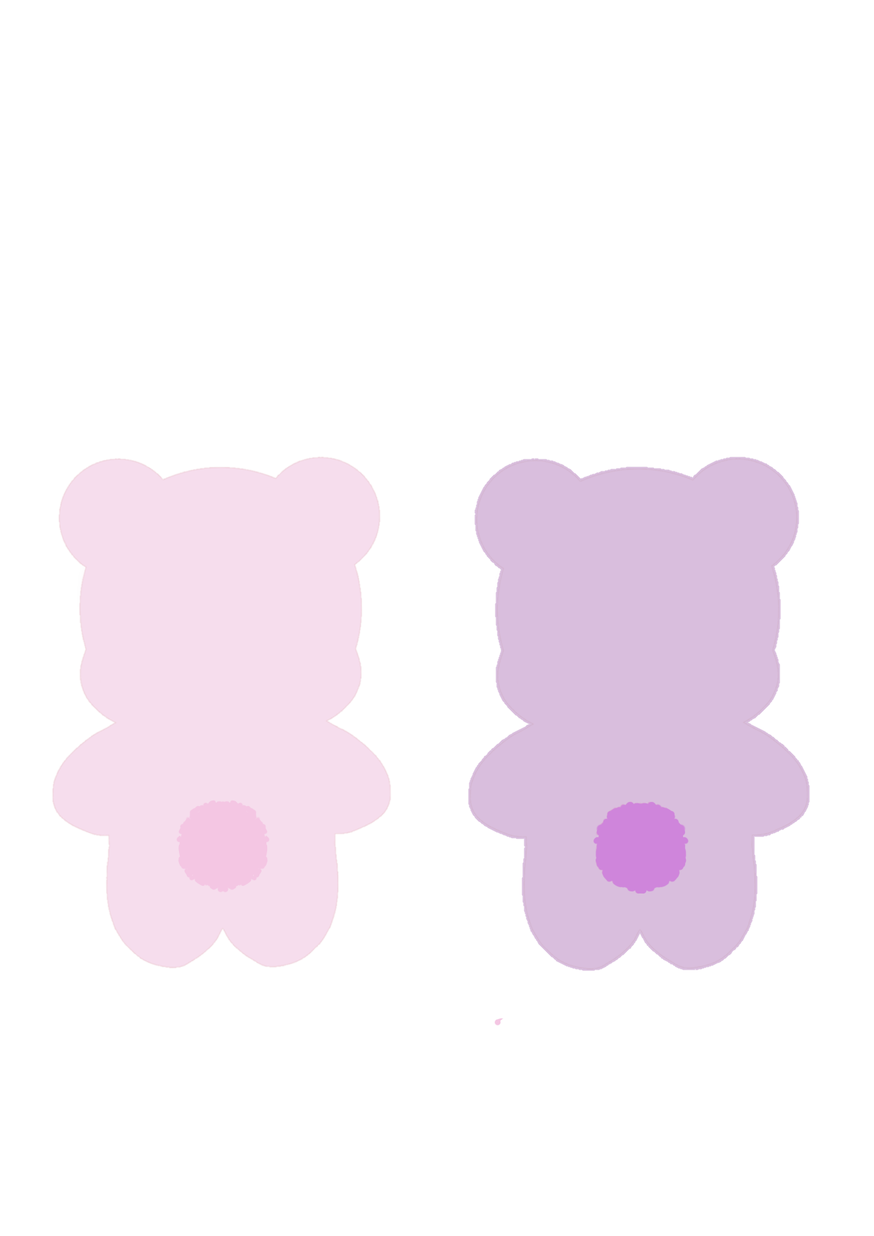 ピア（ピンク）ノア（紫）