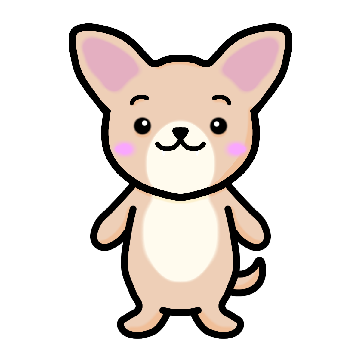 つけキバのいぬくん
