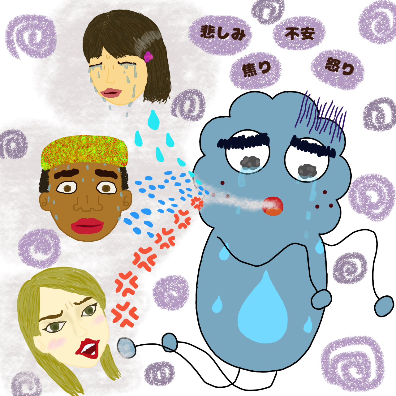 オバケのモヤジくん👻