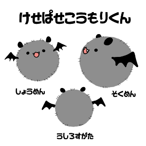 けせぱせこうもりくん