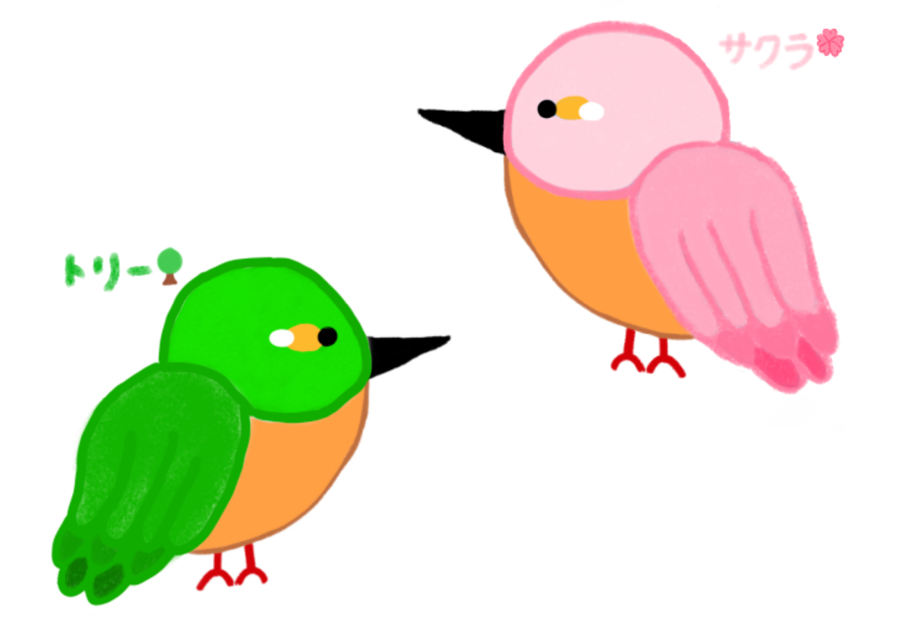 陽気なカワセミ