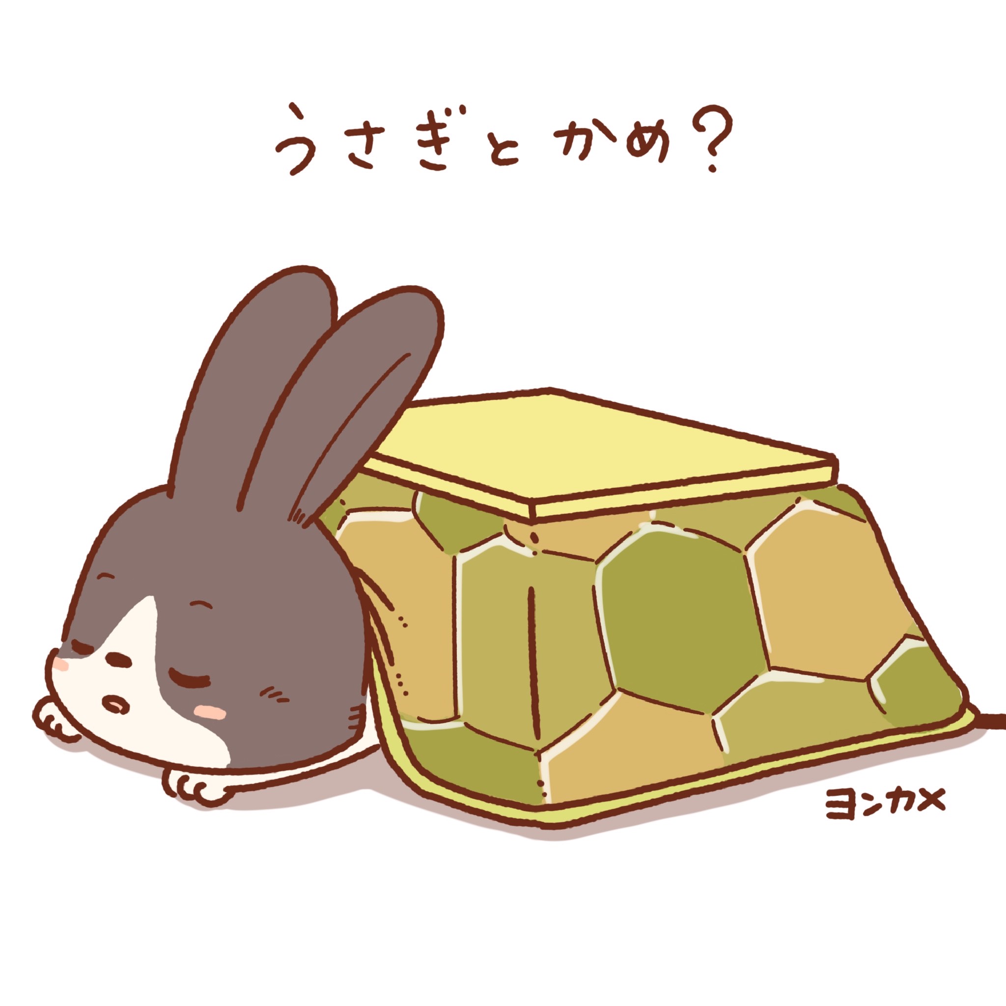 うさぎとかめ？