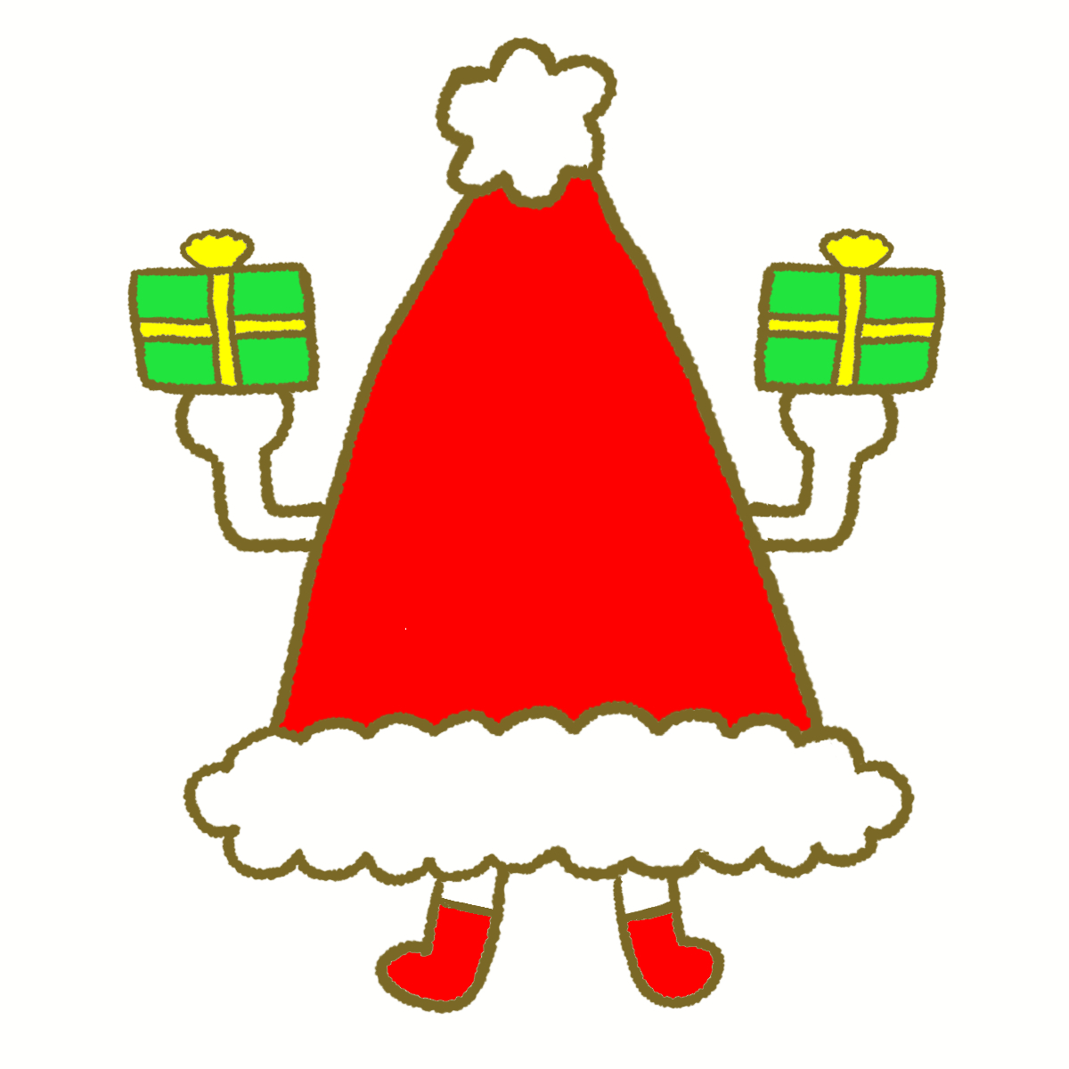 サンタハットくん