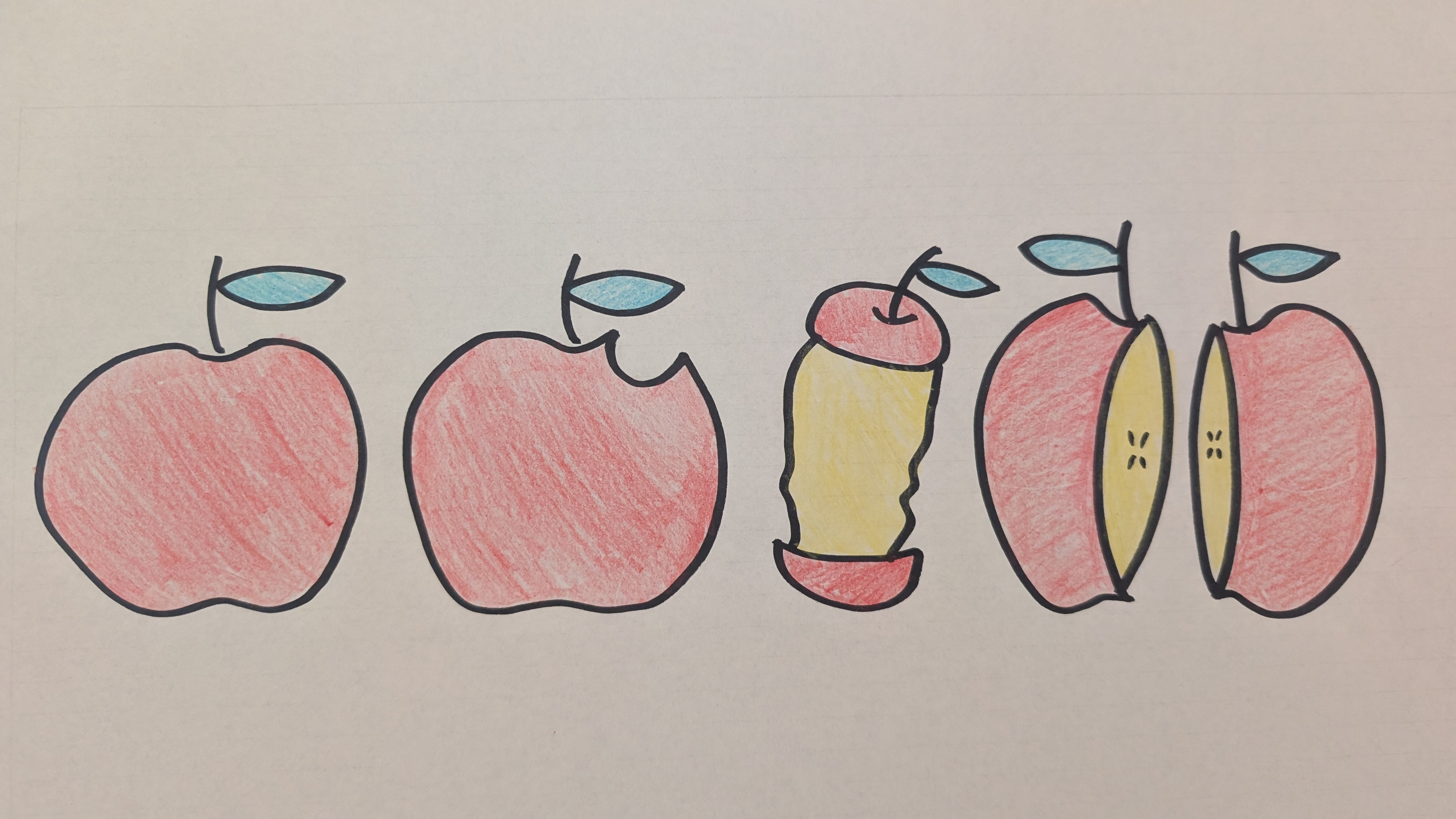 狩られたりんごのグループ