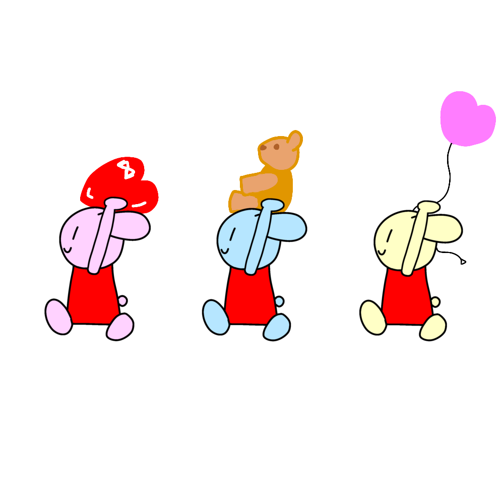 うさちゃん3兄弟