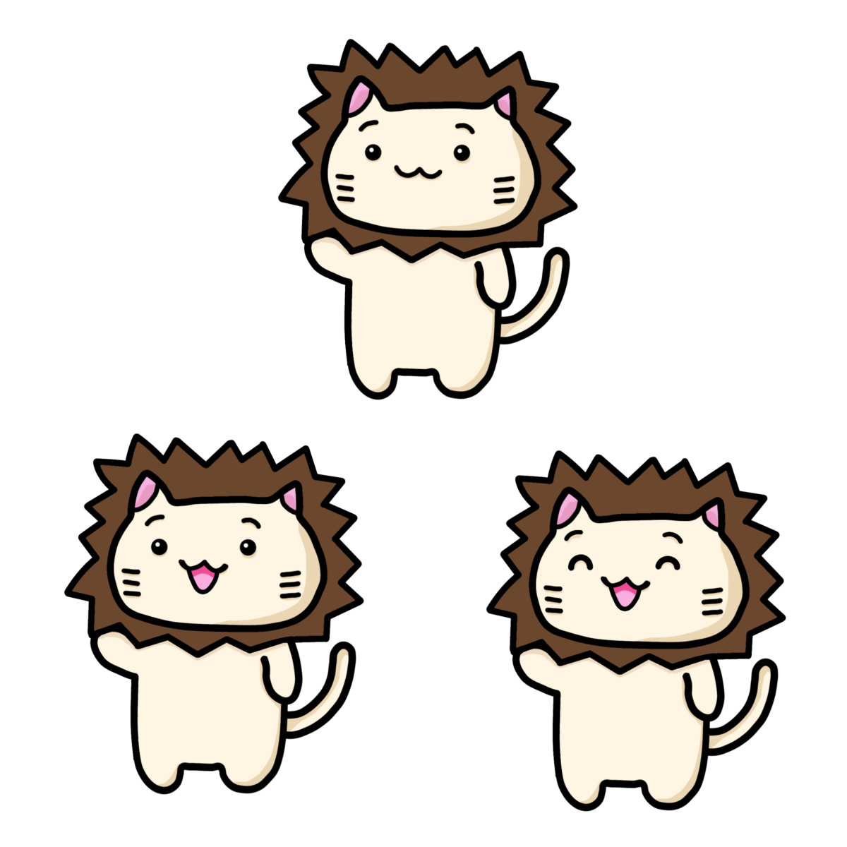 つけタテガミのねこくん