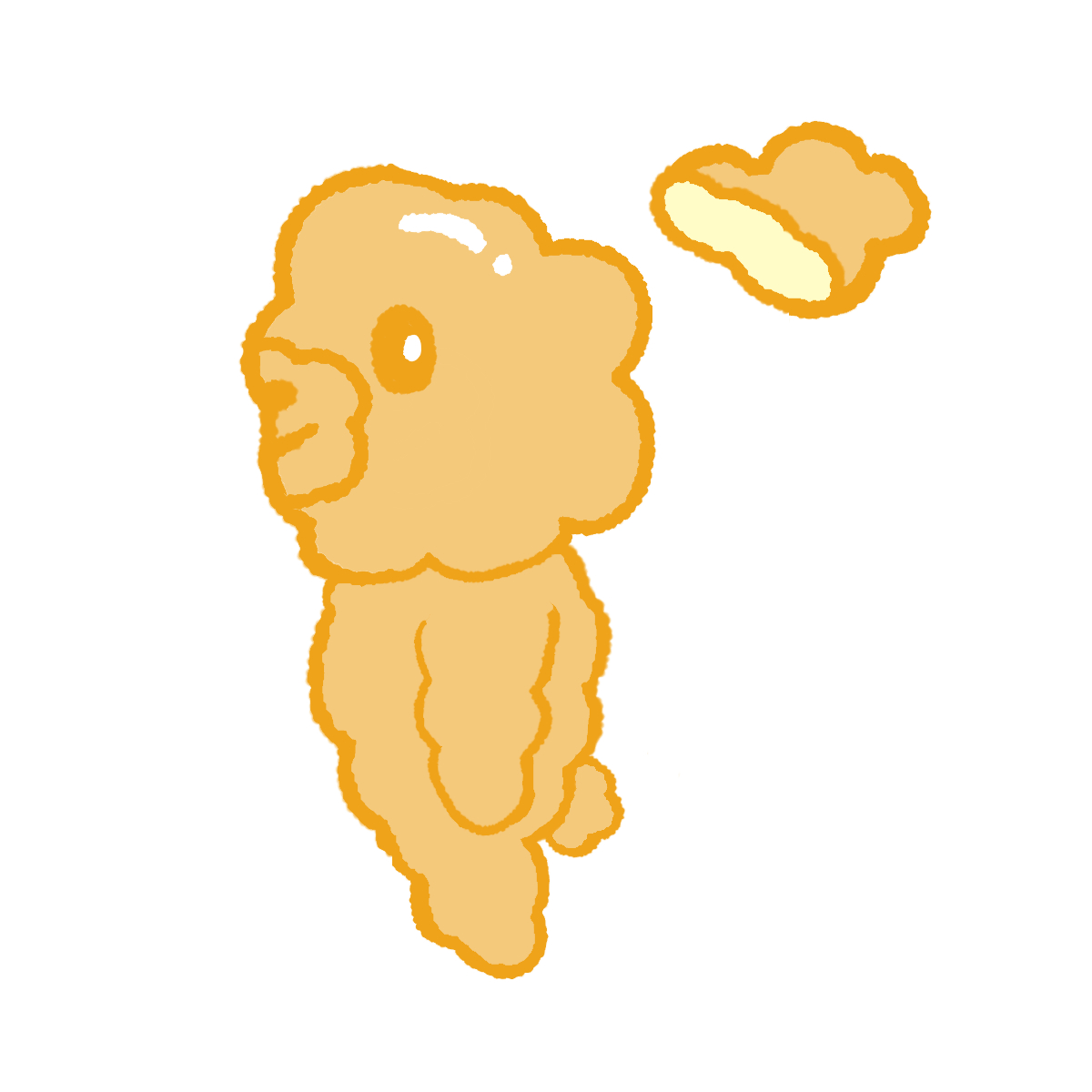 クリームワンコ