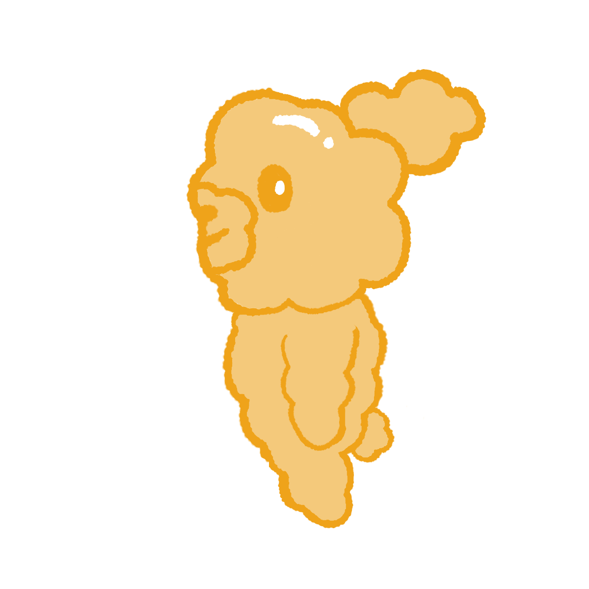 クリームワンコ