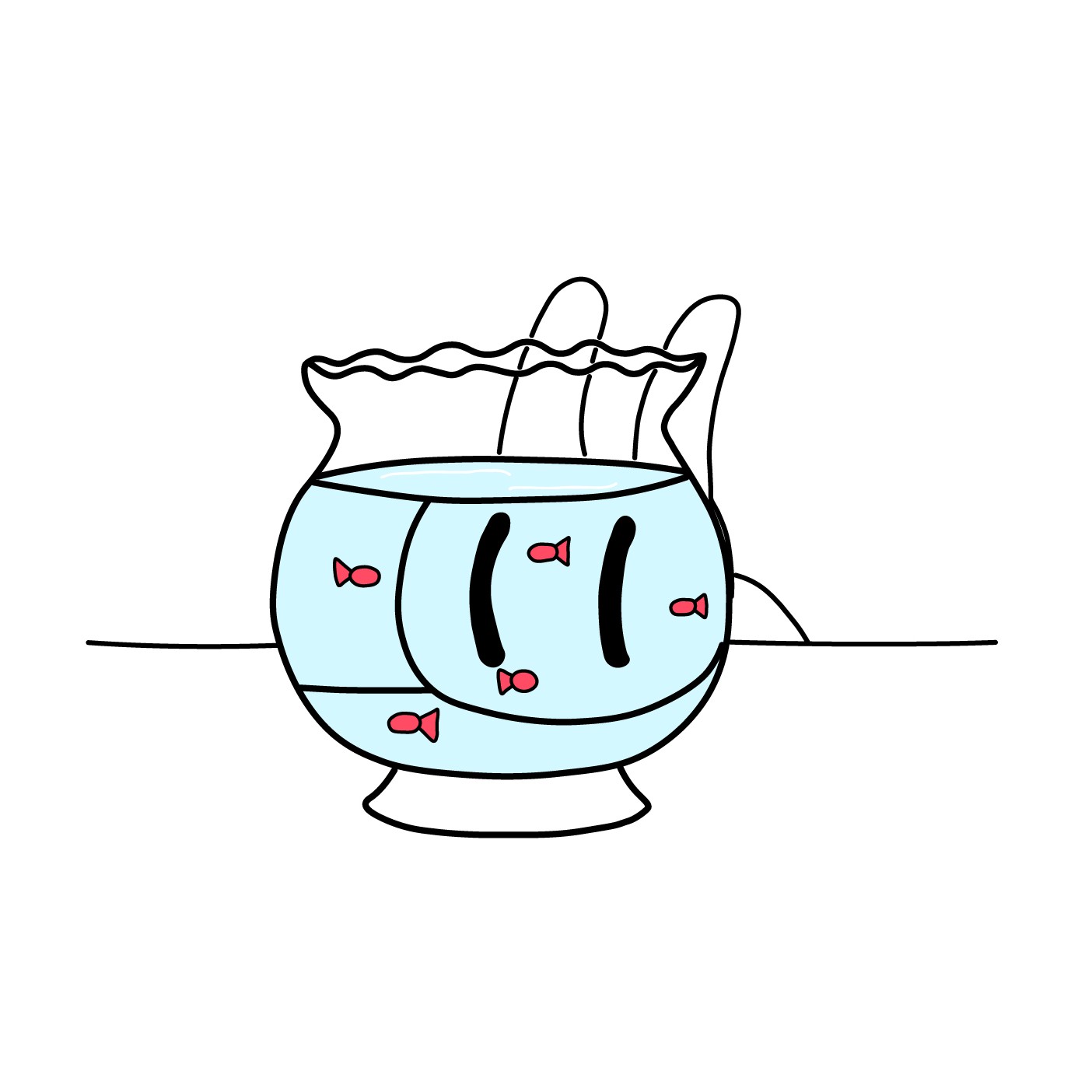 モノクロうさぎ