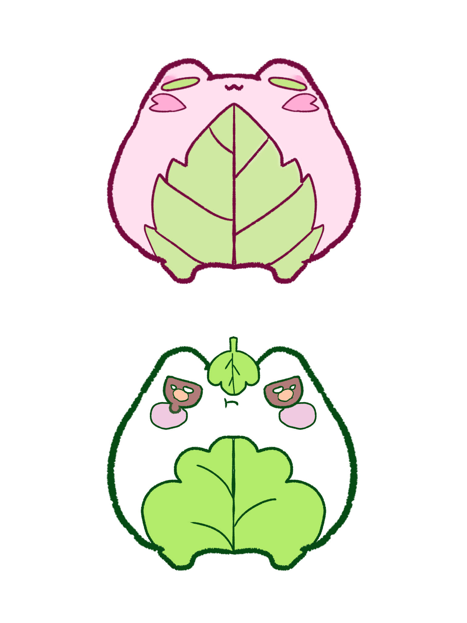 もっちりカエル